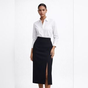 Vintage B.Moss Black Tailored Skirt